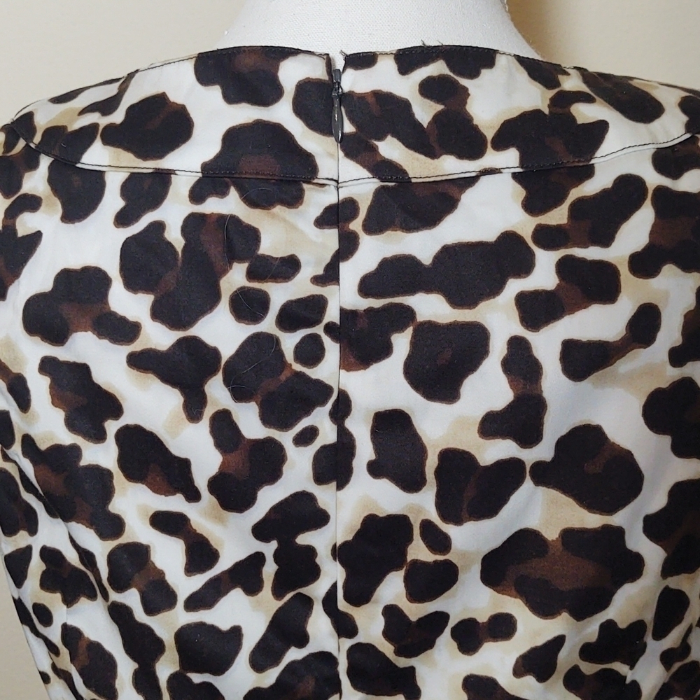 Jones New York Signature Animal Print Sleeveless Stretch Dress - Picture 5 of 10